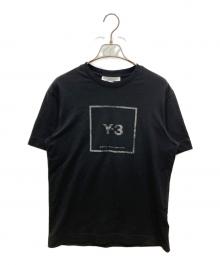 Y-3（ワイスリー）の古着「U SQ LBL GRPHC SS TEE」｜ブラック