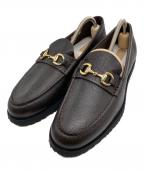 CLARKS×KITHクラークス×キス）の古着「8th St Bristol Loafer レザー ローファー」｜ブラウン