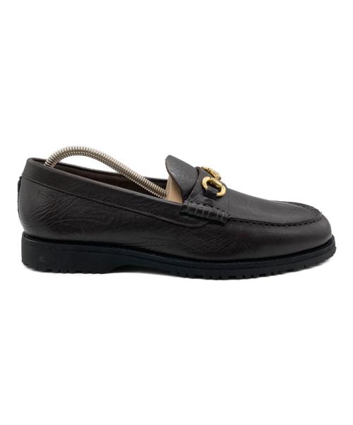 CLARKS（クラークス）CLARKS (クラークス) KITH (キス) 8th St Bristol Loafer レザー ローファー ブラウン サイズ:UK 9 未使用品の古着・服飾アイテム