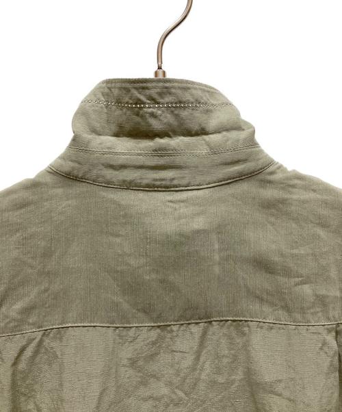 KITH（キス）KITH (キス) 25SS リネンリヨセルオープンカラーシャツ カーキ サイズ:SIZE L 未使用品の古着・服飾アイテム