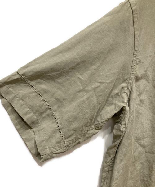 KITH（キス）KITH (キス) 25SS リネンリヨセルオープンカラーシャツ カーキ サイズ:SIZE L 未使用品の古着・服飾アイテム
