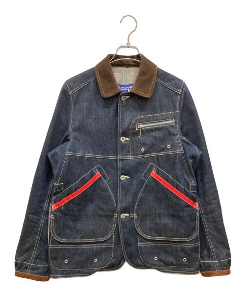 JUNYA WATANABE COMME des GARCONS（(ジュンヤワタナベ コムデギャルソン）JUNYA WATANABE COMME des GARÇONS ((ジュンヤワタナベ コムデギャルソン) 切替デニムカバーオール インディゴ サイズ:SIZE XSの古着・服飾アイテム