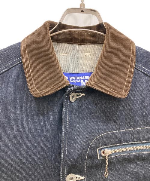 JUNYA WATANABE COMME des GARCONS（(ジュンヤワタナベ コムデギャルソン）JUNYA WATANABE COMME des GARÇONS ((ジュンヤワタナベ コムデギャルソン) 切替デニムカバーオール インディゴ サイズ:SIZE XSの古着・服飾アイテム