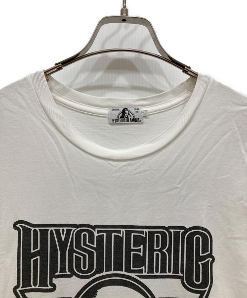 Hysteric Glamour（ヒステリックグラマー）Hysteric Glamour (ヒステリックグラマー) ROCKING HEAVILY pt T-SH ホワイト サイズ:SIZE Lの古着・服飾アイテム