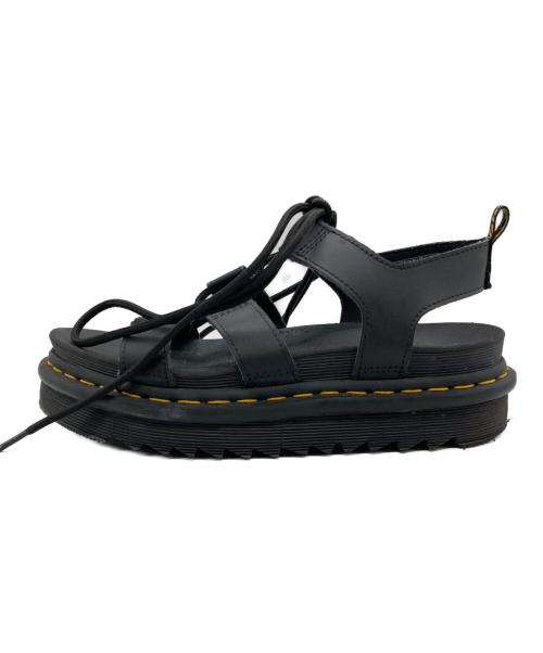 Dr.Martens（ドクターマーチン）Dr.Martens (ドクターマーチン) レースアップサンダル ブラック サイズ:UK5の古着・服飾アイテム