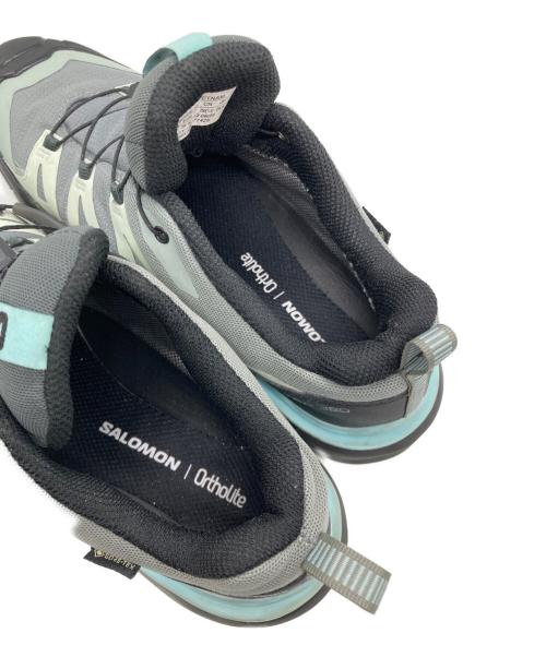 SALOMON（サロモン）SALOMON (サロモン) X ULTRA 360 GORE-TEX ブラック×スカイブルー サイズ:24.5cmの古着・服飾アイテム
