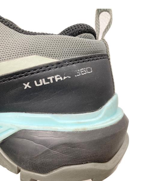 SALOMON（サロモン）SALOMON (サロモン) X ULTRA 360 GORE-TEX ブラック×スカイブルー サイズ:24.5cmの古着・服飾アイテム