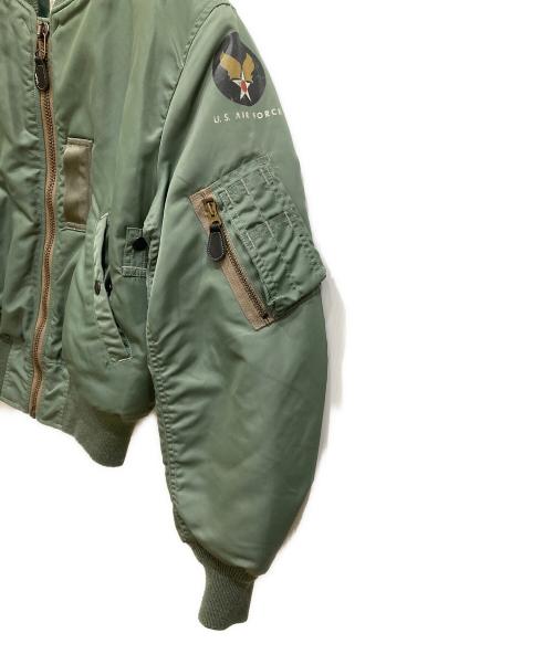 US AIR FORCE（ユーエスエアフォース）US AIR FORCE (ユーエスエアフォース) B-15D MOD ma-1 オリーブ サイズ:SIZE 34の古着・服飾アイテム