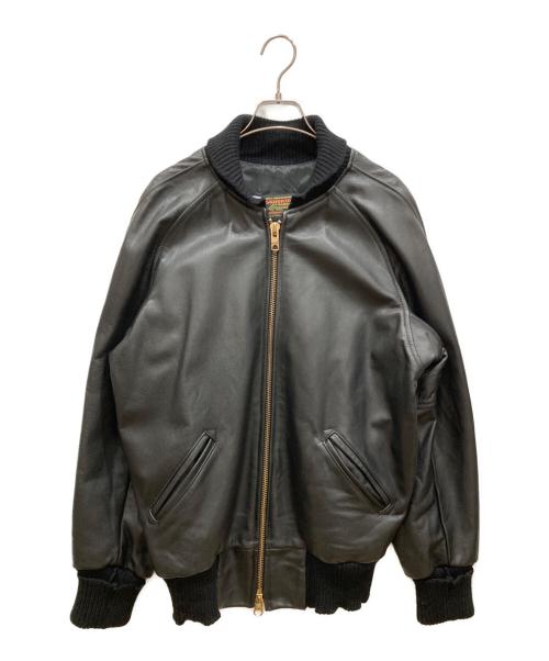 skookum（スクーカム）SKOOKUM (スクーカム) レザージャケット ブラック サイズ:SIZE 42の古着・服飾アイテム