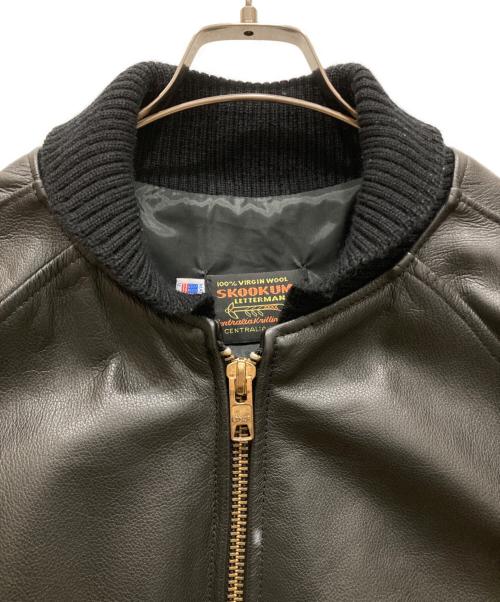 skookum（スクーカム）SKOOKUM (スクーカム) レザージャケット ブラック サイズ:SIZE 42の古着・服飾アイテム