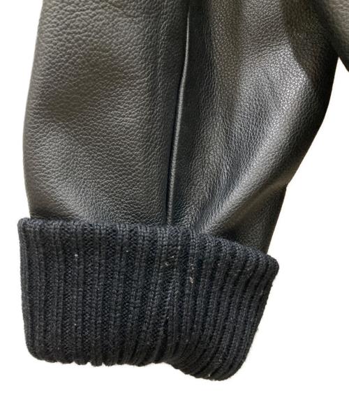 skookum（スクーカム）SKOOKUM (スクーカム) レザージャケット ブラック サイズ:SIZE 42の古着・服飾アイテム