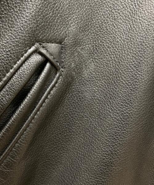 skookum（スクーカム）SKOOKUM (スクーカム) レザージャケット ブラック サイズ:SIZE 42の古着・服飾アイテム