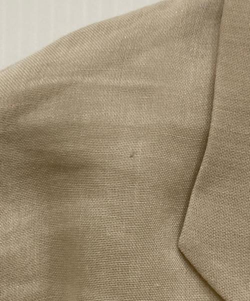 PLST（プラステ）PLST (プラステ) シアーオーガンジーハーフスリーブジャケット ベージュ サイズ:SIZE Sの古着・服飾アイテム