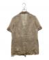 PLST (プラステ) シアーオーガンジーハーフスリーブジャケット ベージュ サイズ:SIZE S：6000円