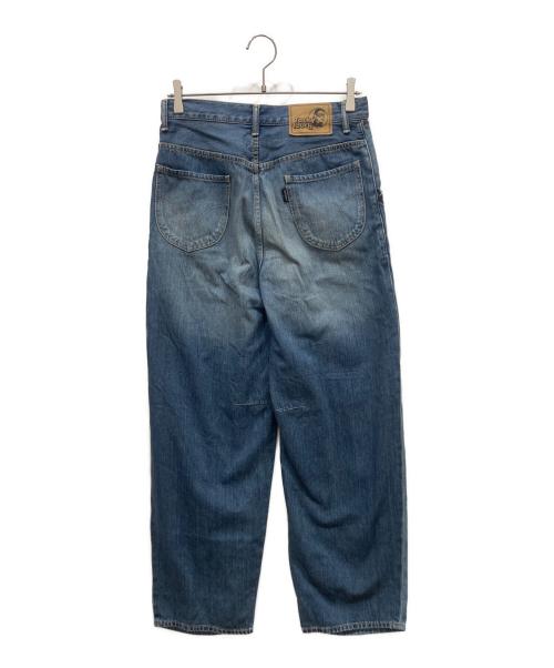 Hysteric Glamour（ヒステリックグラマー）Hysteric Glamour (ヒステリックグラマー) ギャザーデニムパンツ インディゴ サイズ:SIZE Mの古着・服飾アイテム