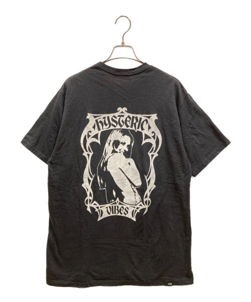 Hysteric Glamour（ヒステリックグラマー）Hysteric Glamour (ヒステリックグラマー) HYSTERIC VIBES Tシャツ ブラック サイズ:SIZE XLの古着・服飾アイテム