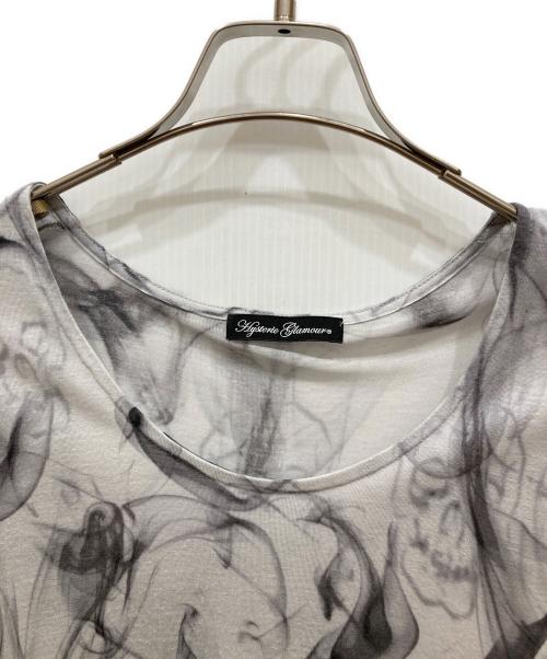 Hysteric Glamour（ヒステリックグラマー）Hysteric Glamour (ヒステリックグラマー) 00’Sリネンシルク混総柄ワンピース グレー サイズ:SIZE Freeの古着・服飾アイテム