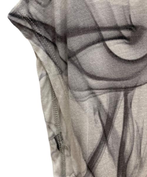 Hysteric Glamour（ヒステリックグラマー）Hysteric Glamour (ヒステリックグラマー) 00’Sリネンシルク混総柄ワンピース グレー サイズ:SIZE Freeの古着・服飾アイテム
