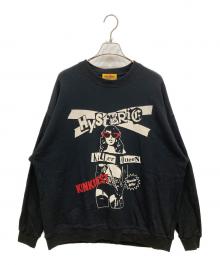 Hysteric Glamour（ヒステリックグラマー）の古着「SPECIAL OFFER オーバーサイズスウェット」｜ブラック