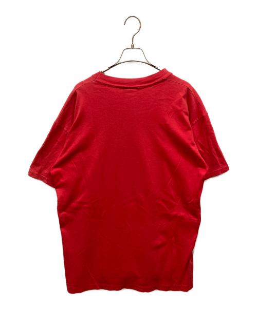 VALENTINO（ヴァレンティノ）VALENTINO (ヴァレンティノ) ロゴ刺繍 Tシャツ レッド サイズ:不明の古着・服飾アイテム