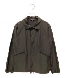 A.P.C.（アーペーセー）の古着「刺繍コーチジャケット」｜カーキ