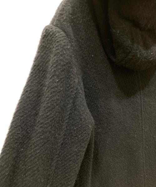 nude:MASAHIKO MARUYAMA（ヌード：マサヒコマルヤマ）nude:MASAHIKO MARUYAMA (ヌード：マサヒコマルヤマ) wool hooded coat ブラック サイズ:SIZE 40の古着・服飾アイテム