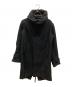 nude:MASAHIKO MARUYAMA（ヌード：マサヒコマルヤマ）の古着「wool hooded coat」｜ブラック