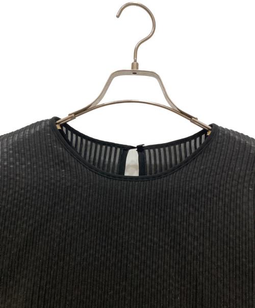 LE PHIL（ル フィル）LE PHIL (ル フィル) セットアップ シアーボーダー ブラウス ブラック サイズ:SIZE Freeの古着・服飾アイテム