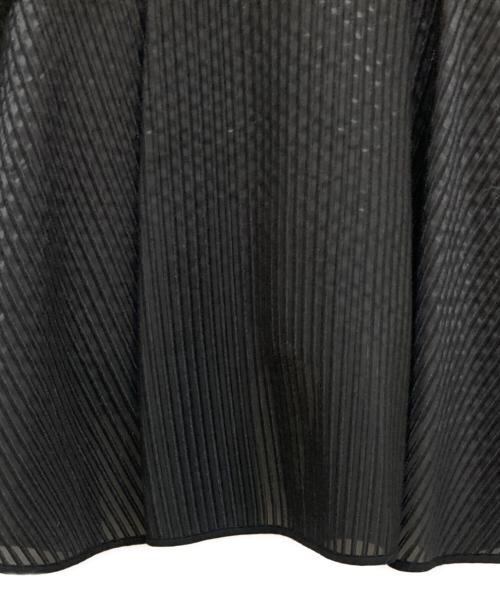 LE PHIL（ル フィル）LE PHIL (ル フィル) セットアップ シアーボーダー ブラウス ブラック サイズ:SIZE Freeの古着・服飾アイテム