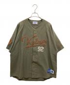 KEBOZケボズ）の古着「ICON CLASSIC BASEBALL JERSEY」｜カーキ