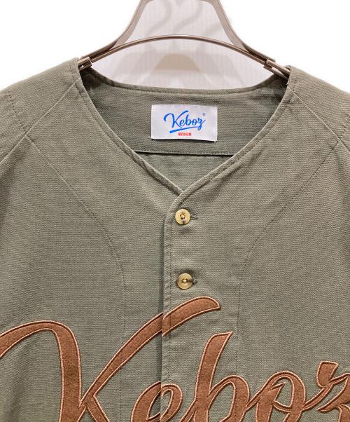 KEBOZ（ケボズ）KEBOZ (ケボズ) ICON CLASSIC BASEBALL JERSEY カーキ サイズ:SIZE Mの古着・服飾アイテム