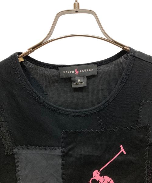 RALPH LAUREN（ラルフローレン）RALPH LAUREN (ラルフローレン) リメイクビックポニーTシャツ ブラック サイズ:SIZE Mの古着・服飾アイテム
