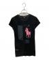 RALPH LAUREN（ラルフローレン）の古着「リメイクビックポニーTシャツ」｜ブラック