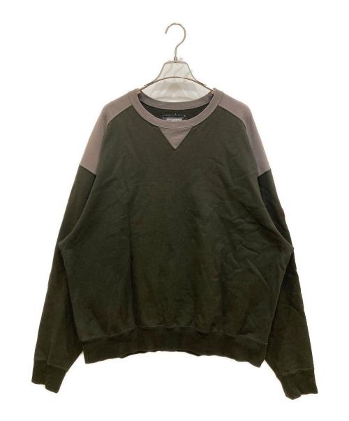 C.E（シーイー）C.E (シーイー) PANEL SHOULDER CREW NECK #BLACK オリーブ サイズ:SIZE XLの古着・服飾アイテム