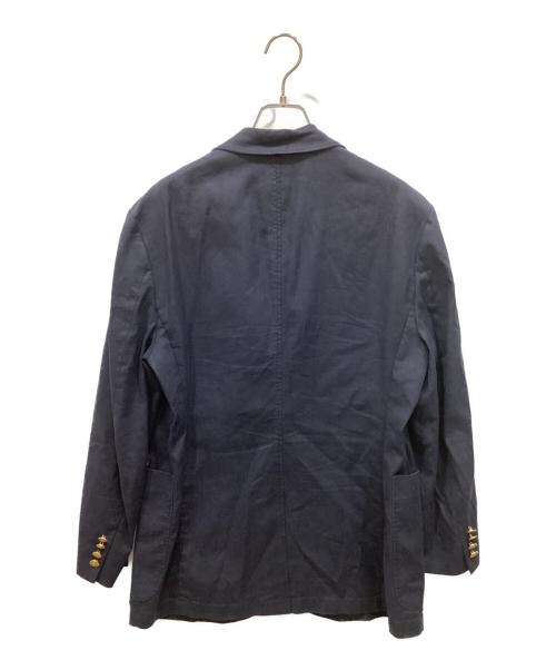 POLO RALPH LAUREN（ポロ・ラルフローレン）POLO RALPH LAUREN (ポロ・ラルフローレン) リネン混ブレザー ネイビー サイズ:SIZE 38Rの古着・服飾アイテム