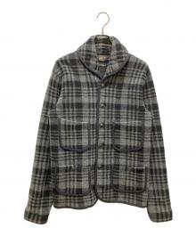 RRL（ダブルアールエル）の古着「チェックマッキーノジャケット」｜グレー×ブラック