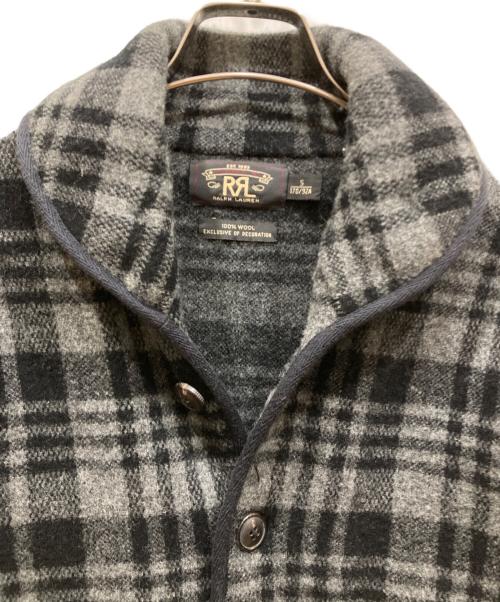 RRL（ダブルアールエル）RRL (ダブルアールエル) チェックマッキーノジャケット グレー×ブラック サイズ:SIZE Sの古着・服飾アイテム