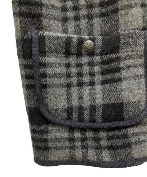 RRL（ダブルアールエル）RRL (ダブルアールエル) チェックマッキーノジャケット グレー×ブラック サイズ:SIZE Sの古着・服飾アイテム