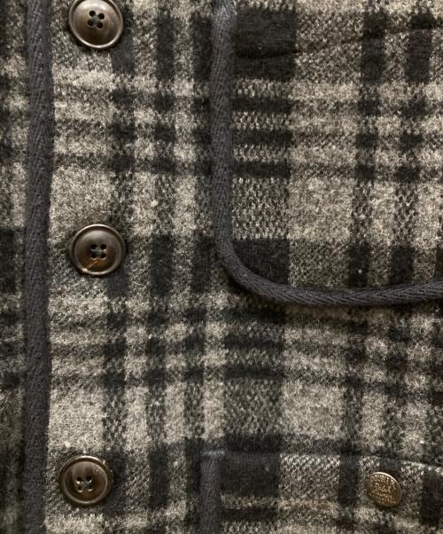 RRL（ダブルアールエル）RRL (ダブルアールエル) チェックマッキーノジャケット グレー×ブラック サイズ:SIZE Sの古着・服飾アイテム