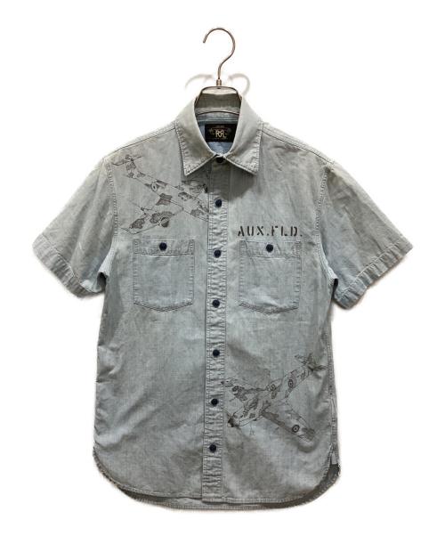 RRL（ダブルアールエル）RRL (ダブルアールエル) 半袖デニムシャツ インディゴ サイズ:XSの古着・服飾アイテム