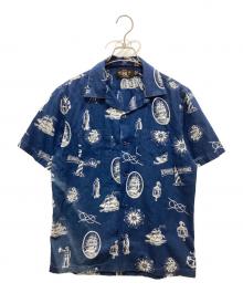 RRL（ダブルアールエル）の古着「インディゴノーティカルキャンプシャツ」｜ネイビー