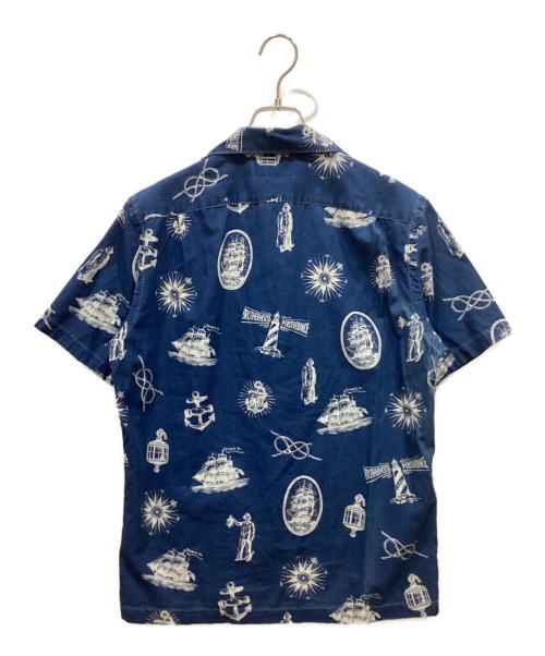 RRL（ダブルアールエル）RRL (ダブルアールエル) インディゴノーティカルキャンプシャツ ネイビー サイズ:Sの古着・服飾アイテム