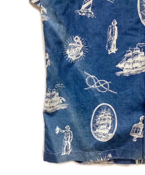RRL（ダブルアールエル）RRL (ダブルアールエル) インディゴノーティカルキャンプシャツ ネイビー サイズ:Sの古着・服飾アイテム