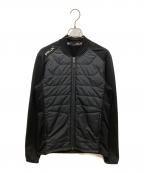 RLX RALPH LAURENアールエルエックスラルフローレン）の古着「Paneled Stretch Terry Jacket」｜ブラック