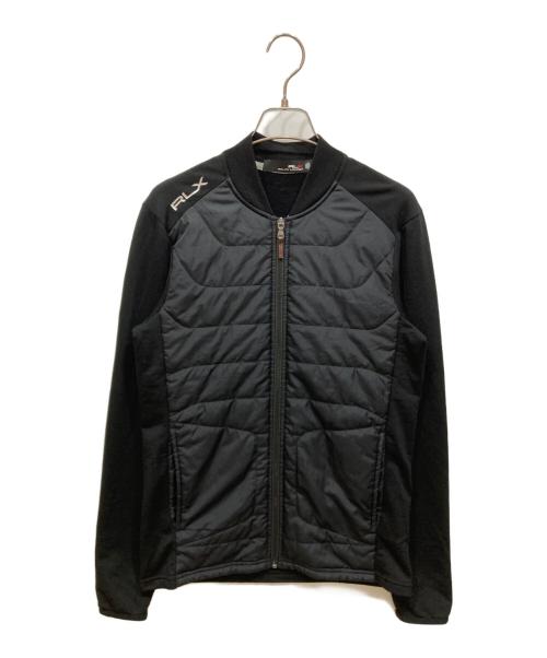 RLX RALPH LAUREN（アールエルエックスラルフローレン）RLX RALPH LAUREN (アールエルエックスラルフローレン) Paneled Stretch Terry Jacket ブラック サイズ:SIZE XSの古着・服飾アイテム