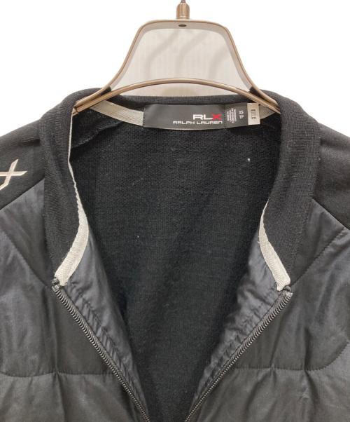 RLX RALPH LAUREN（アールエルエックスラルフローレン）RLX RALPH LAUREN (アールエルエックスラルフローレン) Paneled Stretch Terry Jacket ブラック サイズ:SIZE XSの古着・服飾アイテム