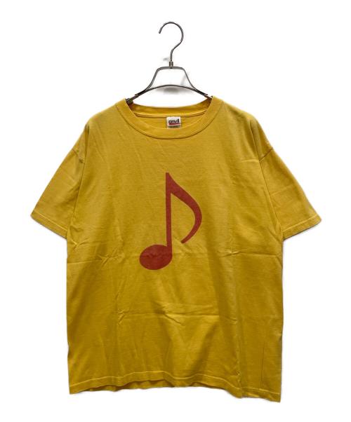 anvil（アンヴィル）anvil (アンヴィル) プリントTシャツ イエロー サイズ:Ⅿの古着・服飾アイテム