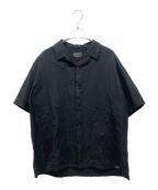 PENDLETONペンドルトン）の古着「エンブロイダリー オープンカラーシャツ」｜ブラック