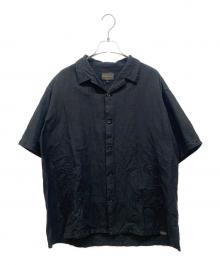 PENDLETON（ペンドルトン）の古着「エンブロイダリー オープンカラーシャツ」｜ブラック