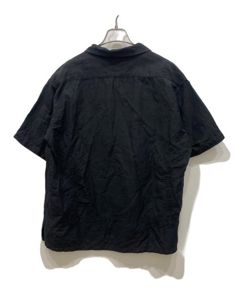 PENDLETON（ペンドルトン）PENDLETON (ペンドルトン) エンブロイダリー オープンカラーシャツ ブラック サイズ:Ⅼの古着・服飾アイテム